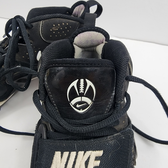 Nike Merciless Shark Black White Football Cleats Shoes 349035-011 Men's Size 8 - Picture 7 of 8